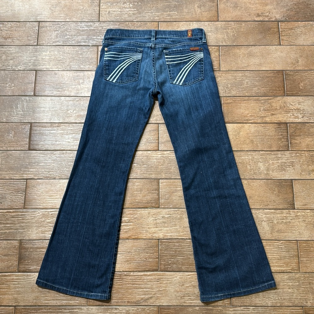 7 For All Mankind White Pocket Jeans